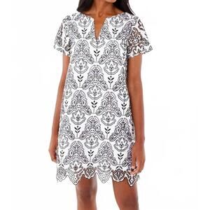 NEW ABBEY GLASS lulu mini dress in black/white